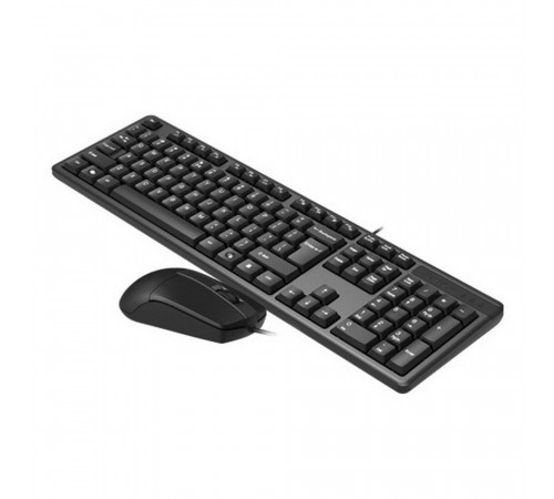 Клавиатура + мышь A4Tech KK-3330 клав:черный мышь:черный USB KK-3330 USB (BLACK) (961851)