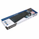 Комплект клавиатура и мышь Gembird пров.  KBS-9150 черн.,104кл, 3кн., каб.1.5м (270739)