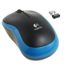 Мышь беспроводная Lgitech M185 Blue |910-002239| синяя, оптическая, 1000dpi, 2.4GHz, USB-ресивер Logitech Unifying® {10} (028852)