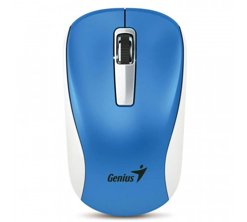 Мышь беспроводная Genius NX-7010 Blue |31030114110| синий, BlueEye, 1200dpi, 3 кнопки, 2.4GHz, USB |31030114110| приемник (250913)