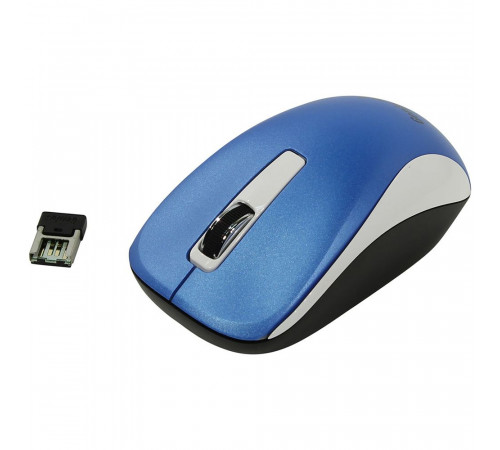 Мышь беспроводная Genius NX-7010 Blue |31030114110| синий, BlueEye, 1200dpi, 3 кнопки, 2.4GHz, USB |31030114110| приемник (250913)