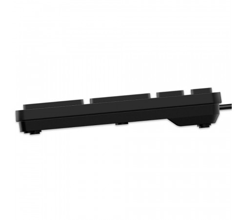 Клавиатура Genius SlimStar 126 Black Only Laser |31310017417| черная, тонкая, программируемая с технологией SmartGenius, 109 клавиш, USB 2.0, кабель 1.4 м (257950)