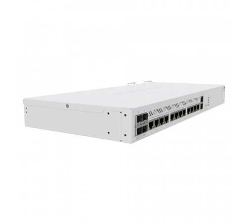 Маршрутизатор MIKROTIK CCR2116-12G-4S+ Cloud Core Router 2116-12G-4S+ with Amazon Annapurna Labs Alpine v3 AL73400 CPU (16-cores, 2GHz per core), 16GB RAM, 4xSFP+ cage, 13xGbit LAN, M.2 PCIe slot, RouterOS L6, 1U rackmount case, Dual PSU (007919)
