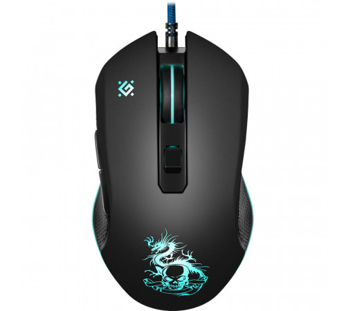 Мышь проводная игровая Defender Sky Dragon GM-090L оптика,6кнопок,800-3200dpi