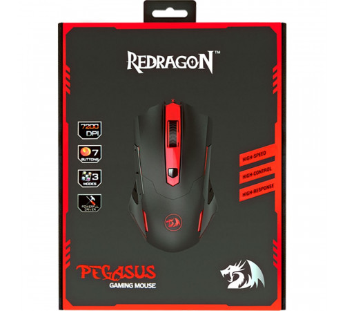 Мышь проводная игровая Redragon Pegasus оптика,7кнопок,7200dpi