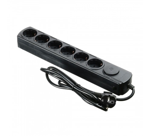 Сетевой фильтр Ippon BK232-16 3м (6 розеток) черный (коробка) (299503) {6}