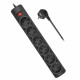 Сетевой фильтр Defender  DFS 153 3 м, черный, 6 розеток DEFENDER (994958)