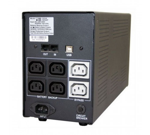 Источник бесперебойного питания Powercom Imperial IMP-1025AP 615W/1025VA black IMP-1025AP (034676)