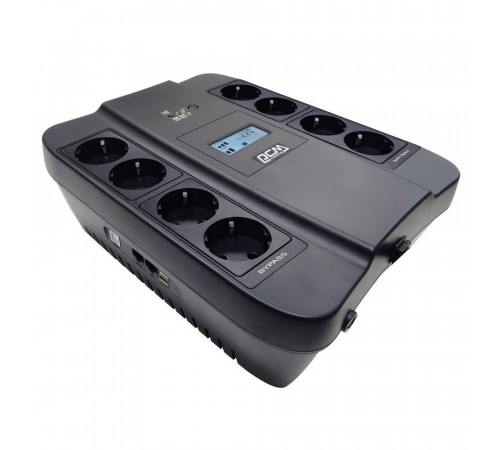 Источник бесперебойного питания Powercom Spider SPD-750U LCD USB 450W/750VA black (038384)