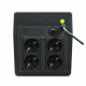 Источник бесперебойного питания Powerman Back Pro 1050 Shuko Line-interactive 600W/1050VA (530183)