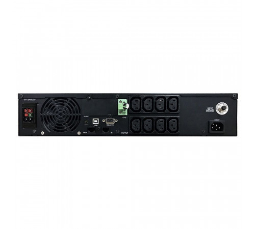 Источник бесперебойного питания Powercom SRT-1000A LCD Line-interactive 900W/1000VA (037417) (035864)