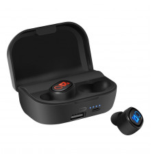 Гарнитура беспроводная Defender Twins 639 черный,TWS, PB, Bluetooth (636391)