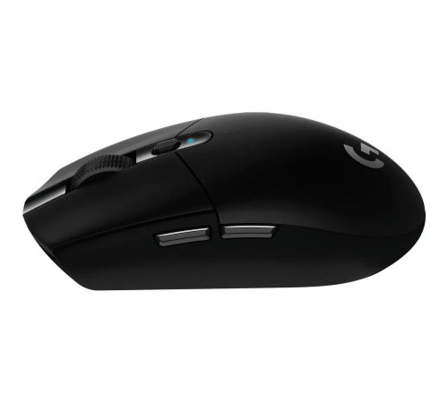 Мышь Logitech Мышь игровая Logitech G304 Lightspeed Black черная, 200-12000dpi, беспроводная 2.4GHz, USB приемник LIGHTSPEED™, 6 программируемых кнопок, под обе руки