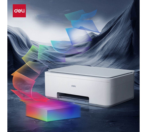Deli D511W-EA1 A4, МФУ, струйное, цветное , 8,5стр/мин, 4800х1200dpi ,USB/WiFi/AirPrint, СНПЧ (D511W-EA1)