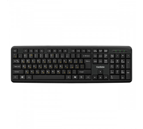 Комплект клавиатура и мышь Exegate  Combo MK120 (кл-ра 104кл+мышь 1000dpi 3кн.+sсroll USB, шнуры 1,5м, черн,»