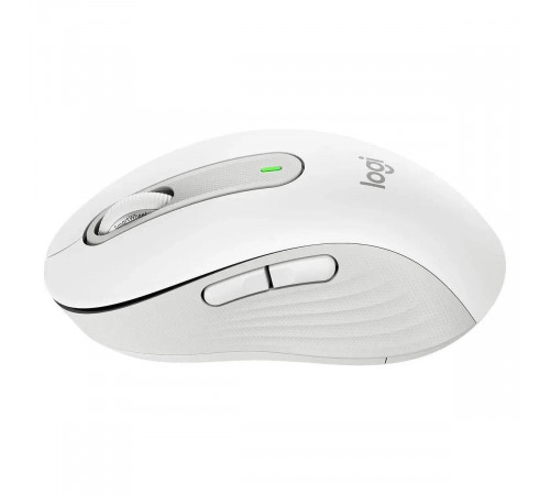 Мышь Logitech Мышь беспроводная Logitech M650 Signature Off White белая, 400-4000 dpi, Bluetooth + 2.4G, 5 кнопок, АА-батарейка, полноразмерная, правый хват