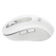 Мышь Logitech Мышь беспроводная Logitech M650 Signature Off White белая, 400-4000 dpi, Bluetooth + 2.4G, 5 кнопок, АА-батарейка, полноразмерная, правый хват