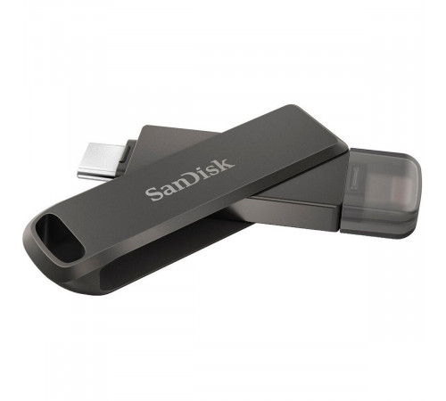 USB накопитель SanDisk iXpand Flash Drive Luxe 256GB - USB-C + Lightning - for iPhone, iPad, Mace USB Type-C devices including Android