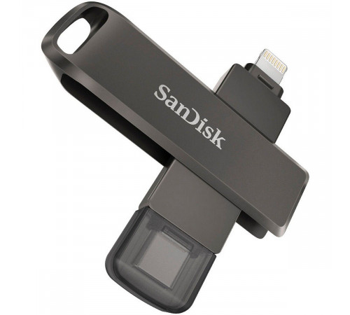 USB накопитель SanDisk iXpand Flash Drive Luxe 128GB - USB-C + Lightning - for iPhone, iPad, Mac USB Type-C devices including Android
