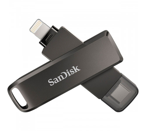 USB накопитель SanDisk iXpand Flash Drive Luxe 128GB - USB-C + Lightning - for iPhone, iPad, Mac USB Type-C devices including Android
