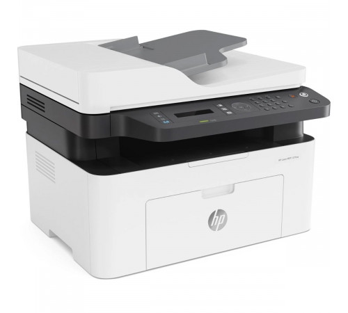 HP Laser 137fnw А4, МФУ, лазерное, черно-белое, 20стр/мин, 1200dpi, 600МГц, 128Мб, 40АПД, USB/Ethernet /Wi-Fi, 500стр/картридж, (4ZB84A)