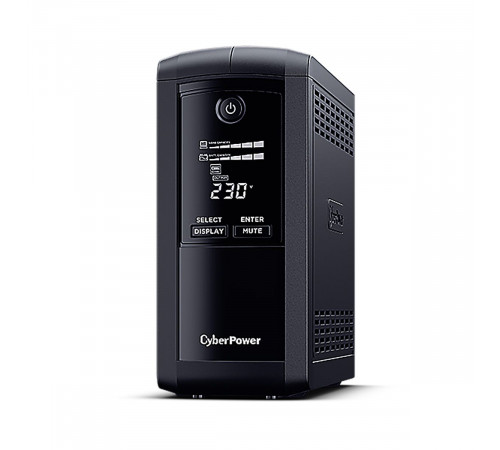 Источник бесперебойного питания ИБП Line-Interactive CyberPower VP700ELCD 700VA/390W USB/RS-232/RJ11/45  (4 EURO)