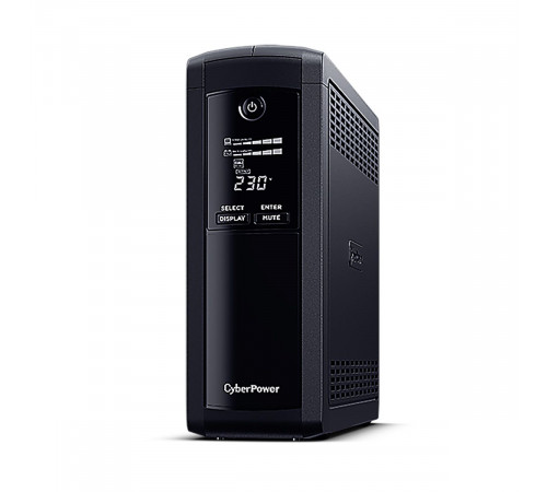 Источник бесперебойного питания ИБП Line-Interactive CyberPower VP1200ELCD 1200VA/720W USB/RS-232/RJ11/45  (4 + 1 EURO)
