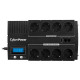 Источник бесперебойного питания ИБП Line-Interactive CyberPower BR1000ELCD 1000VA/600W USB/RJ11/45/USB charger A  (4+4 EURO)