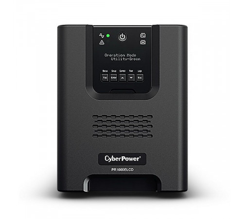 Источник бесперебойного питания ИБП Line-Interactive CyberPower PR1000ELCD 1000VA/900W USB/RS-232/EPO/SNMPslot (8 IEC С13)