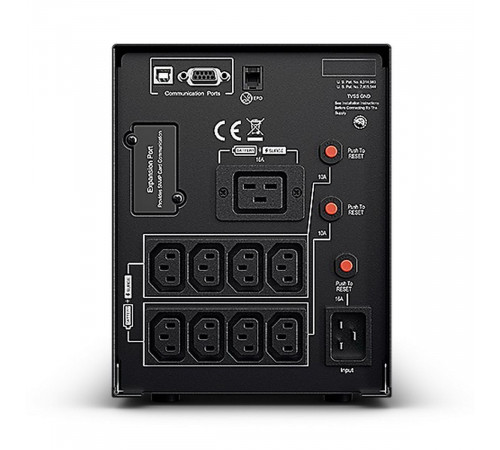 Источник бесперебойного питания ИБП Line-Interactive CyberPower PR3000ELCDSL 3000VA/2700W USB/RS-232/EPO/SNMPslot (8 IEC С13, 1 IEC