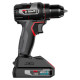 Дрель-шуруповерт аккумуляторная DeliDE-DZ20-1D2 (2 АКБ*2Ач+ЗУ, 20В, 10мм, 50Нм, сумка)