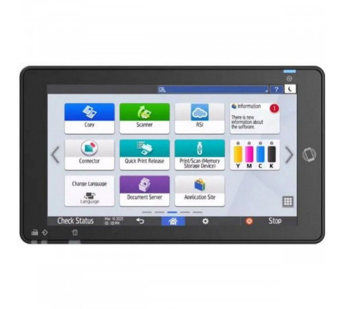 Ricoh IM C4510 A3, МФУ, лазерное, цветное, 45стр/мин, 1200dpi, 1600МГц, 8192Мб, 256Гб, AirPrint/USB/Ethernet,(419326)