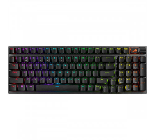 Клавиатура ASUS X901 STRIX SCOPE II 96 WL ROG NX Snow PBT 96% USB 2.4GHz BT