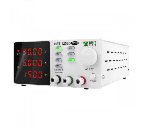 Лабораторный источник питания BST-1203D 120В, 3А, цифровой дисплей, 1 канал