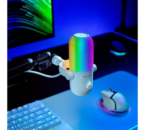 Микрофон Razer Seiren V3 Chroma White Edition