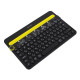 Клавиатура беспроводная Logitech K480 |920-006368| черная, Multi-Device, Bluetooth, 2 батарейки |920-006368| типа AAА