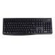 Клавиатура Logitech K120 for Business |920-002522| черная, офисная, 104 клавиши, защита от воды, USB 1,5м, brown box, (021419)