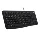 Клавиатура Logitech K120 for Business |920-002522| черная, офисная, 104 клавиши, защита от воды, USB 1,5м, brown box, (021419)