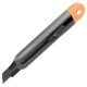 Технический нож "Home Series Gray" Deli HT4018C  ширина лезвия 18мм, эксклюзивный дизайн, корпус из высококачественного софттач пластика