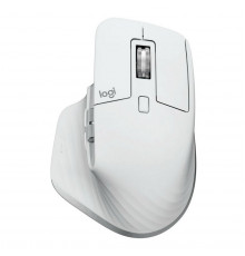 Мышь Logitech Мышь беспроводная Logitech MX Master 3S Pale Grey серая, 200-8000 dpi (Darkfield high precision), Bluetooth+2.4 GHz USB-ресивер (Logitech Unifying®), 7 кнопок, перезаряжаемая литий-полимерная батарея (500 мА·ч)
