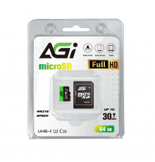 Карта памяти AGI 64GB microSD AGI064GU1TF138
