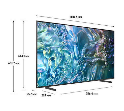 50" Телевизор Q-LED SAMSUNG QE50Q60DAUXRU