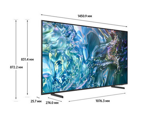 65" Телевизор Q-LED SAMSUNG QE65Q60DAUXRU