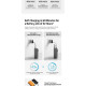 Внешний аккумулятор CUKTECH 20000mAh PB200N  55W Light Gray