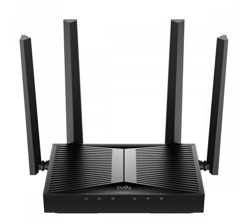 Маршрутизатор CUDY BE3600 Gigabit Wi-Fi 7 Router Dual Band Mesh Router, Chipset Broadcom, 802.11be/ax/ac/a/b/g/n, 2882Mbps at 5GHz + 688Mbps at 2.4GHz, 5 x 10/100/1000Mbps Ports, 4 x 5dBi fixed antennas, WiFi router/AP/ Repeater/WISP Mode, PPTP/L2TP/OpenV