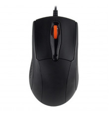 Мышь Lime M-2291 USB standard mouse, black color, 1000DPI, brown box, cable: 1.5 m, LOGO: LIME(logo color: white) {100}
