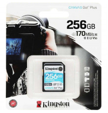 Карта памяти Kingston 256G SDXC Go Plus 170R V30  SDG3/256GB