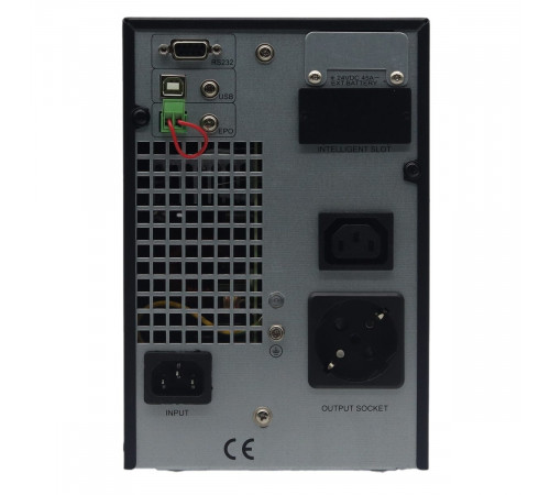 Источник бесперебойного питания  ИБП Raskat HSIO-1000VA 1000ВА, 900Вт, 1xCEE7, 1xIEC320, USB type-B, 2xRJ-45, 1xRS232