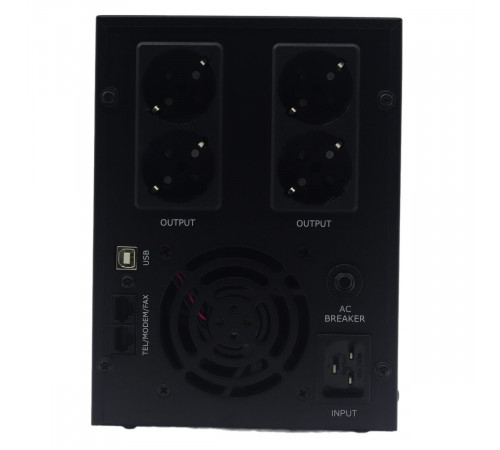 Источник бесперебойного питания  ИБП Raskat HSL-3000VA (3000VA, 1800Вт, 4xCEE7, LCD, USB type-B, 2xRJ-45)