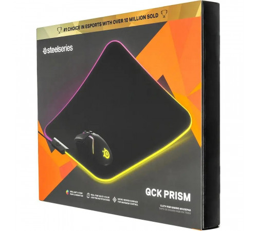 Коврик SteelSeriesQcK Prism Cloth RGB Gaming Mousepad M